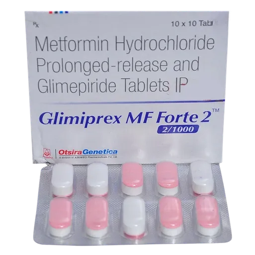 glimiprex mf forte 2 tablet 10's